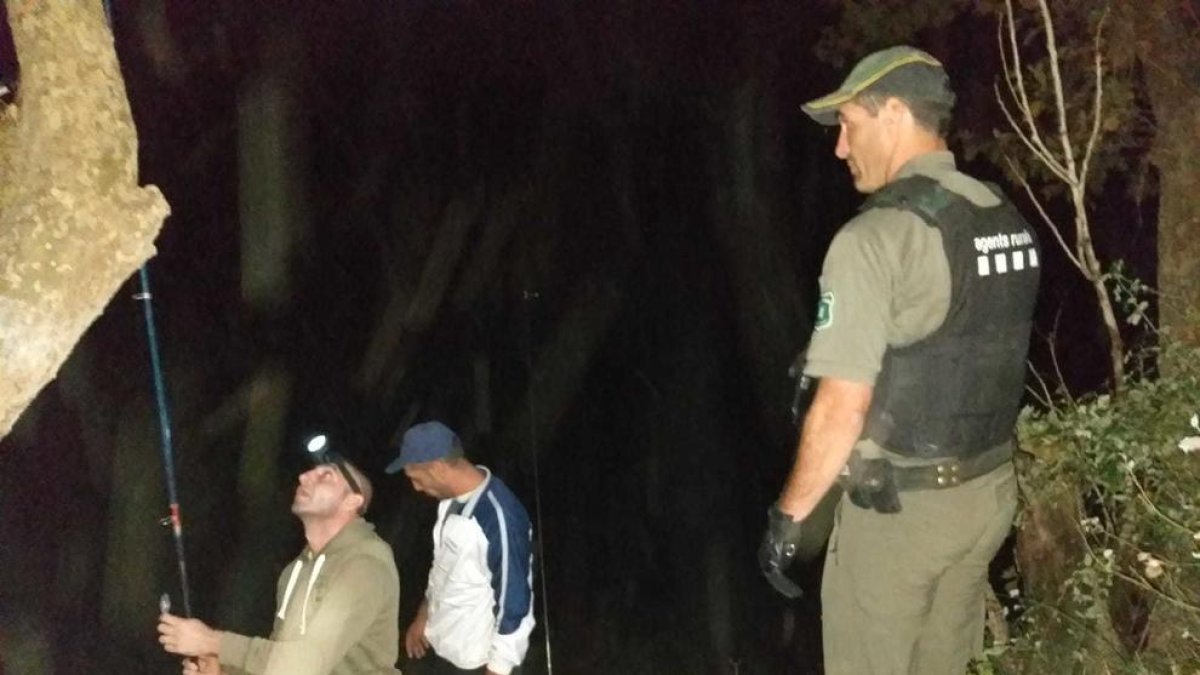 Los Agents Rurals han denunciado a dos pescadores.