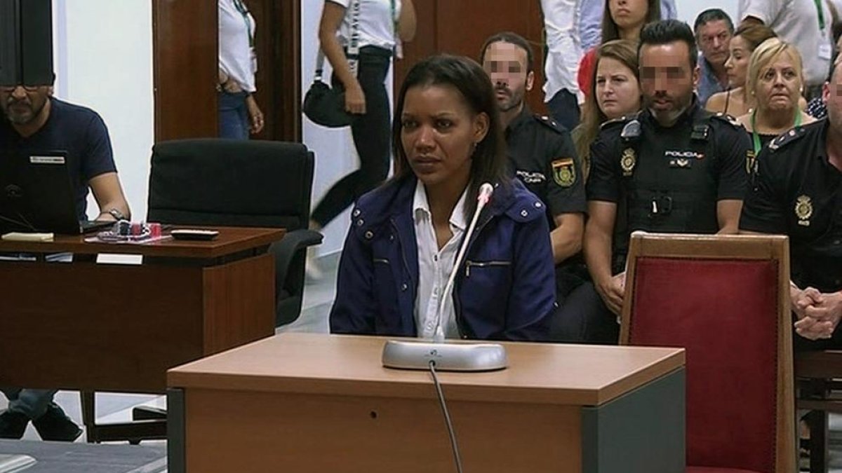 Ana Julia Quezada durante su declaración el pasado martes.