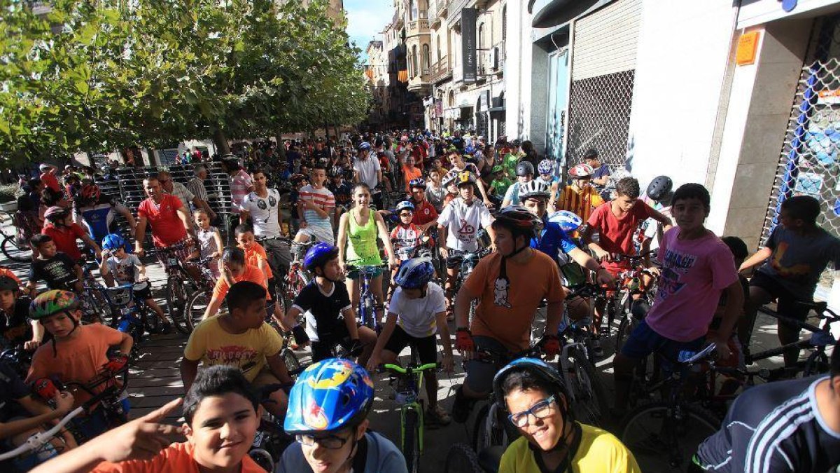 Imatge d'una edició passada de la Festa de la Bicicleta.