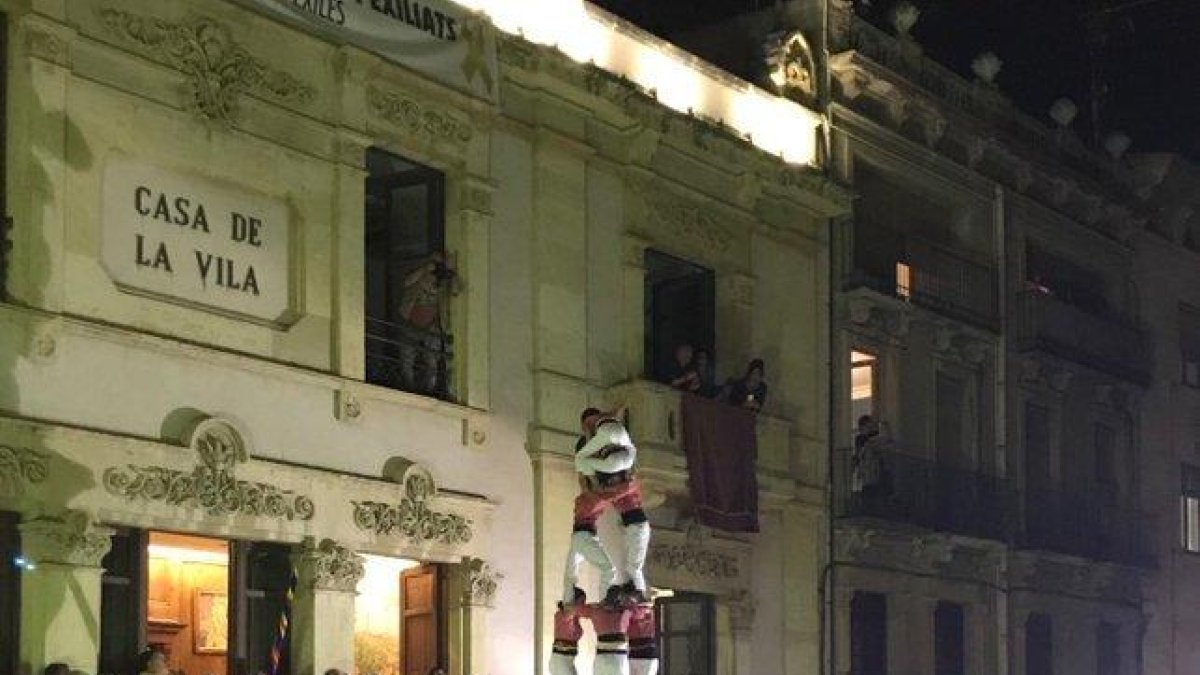 El 3 de 9 amb folre, l'únic castell de la Colla Vella.