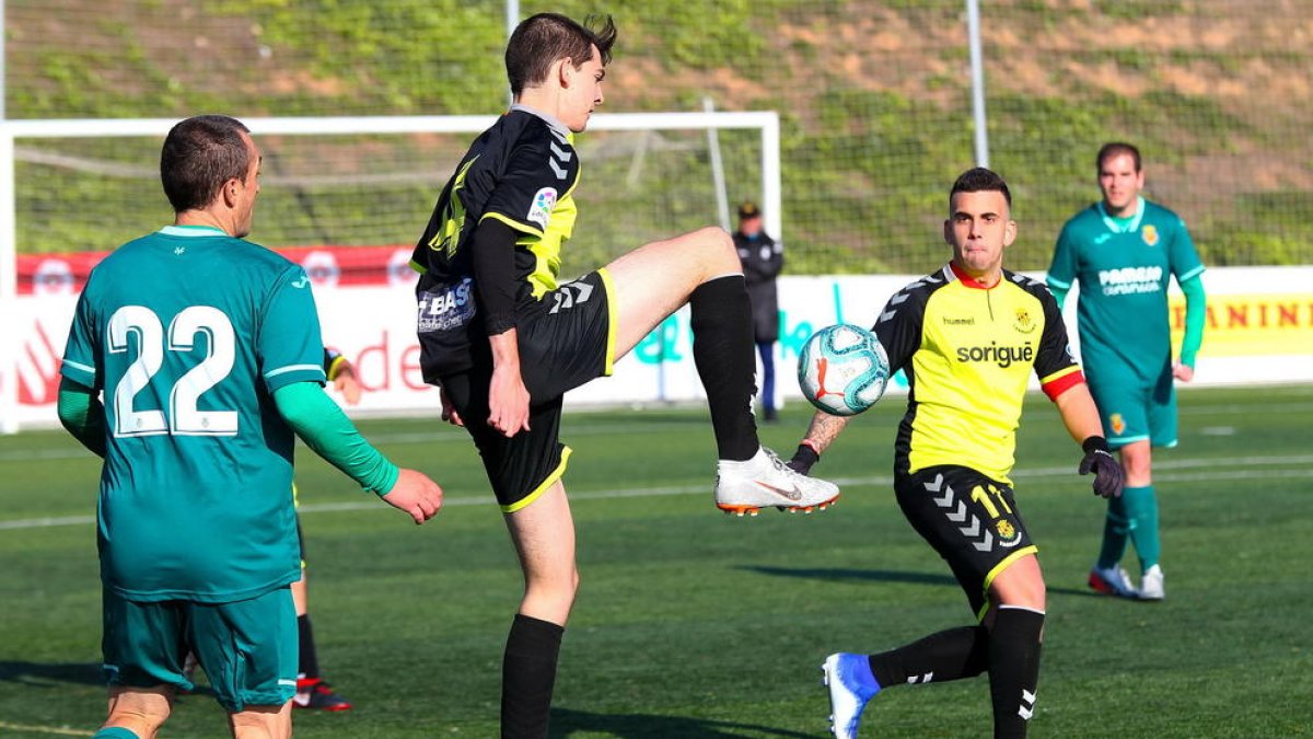 Imagen del Nàstic Genuine disputando el primer partido de la Fase Tarragona contra el Villareal.