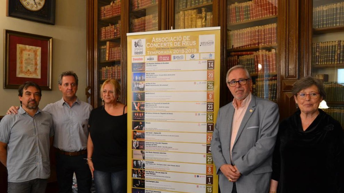 Imagen de la presentación de la programación de la Associació de Concerts de Reus.