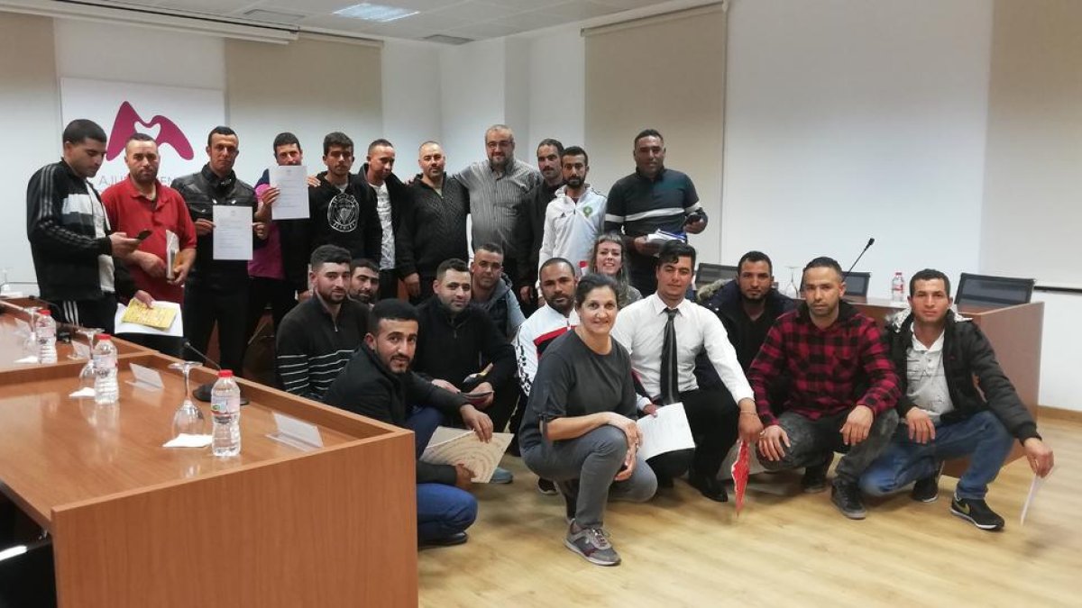 Foto de familia de los alumnos que han acabado el curso.