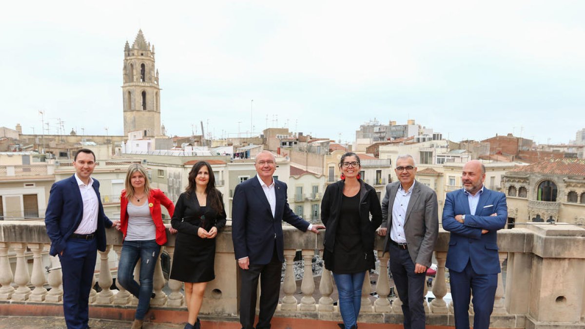 Rubio, Llauradó, García, Pellicer, Llorens, Martín i Domènech, candidats dels 7 amb representació.