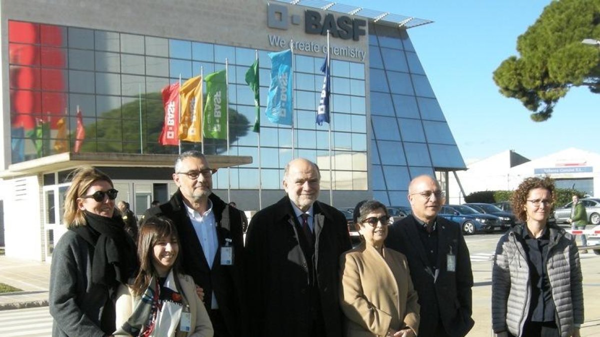 Cunillera ha pogut visitar el centre de producció de BASF.