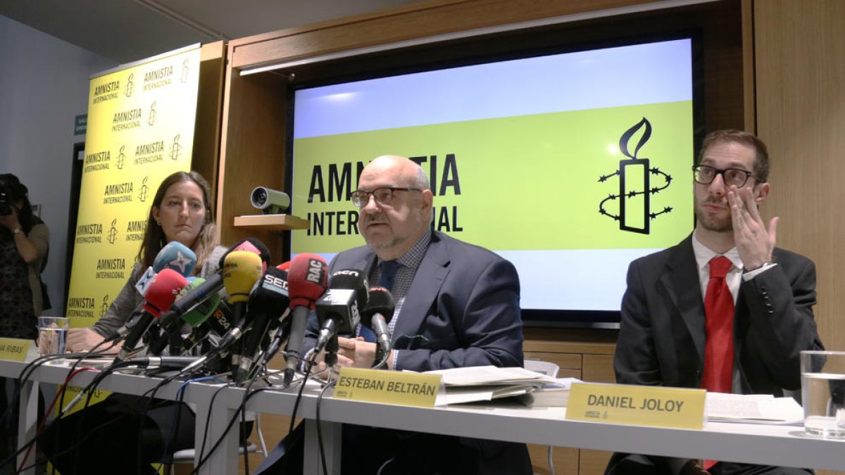 Rueda de prensa de Amnistía Internacional sobre la sentencia del 1-O.