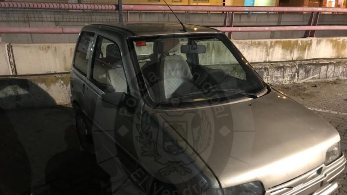 Imatge del vehicle furtat el 17 d'agost i recuperat aquest 13 de setembre.