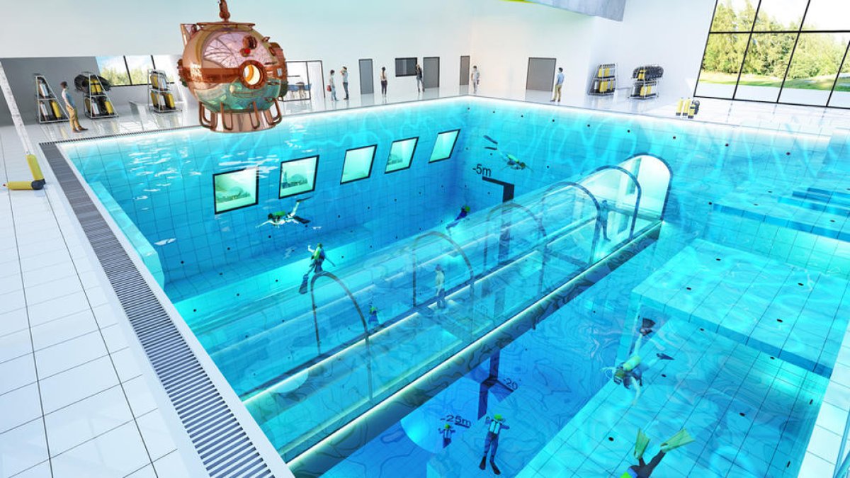 Imatge virtual del projecte de la piscina.