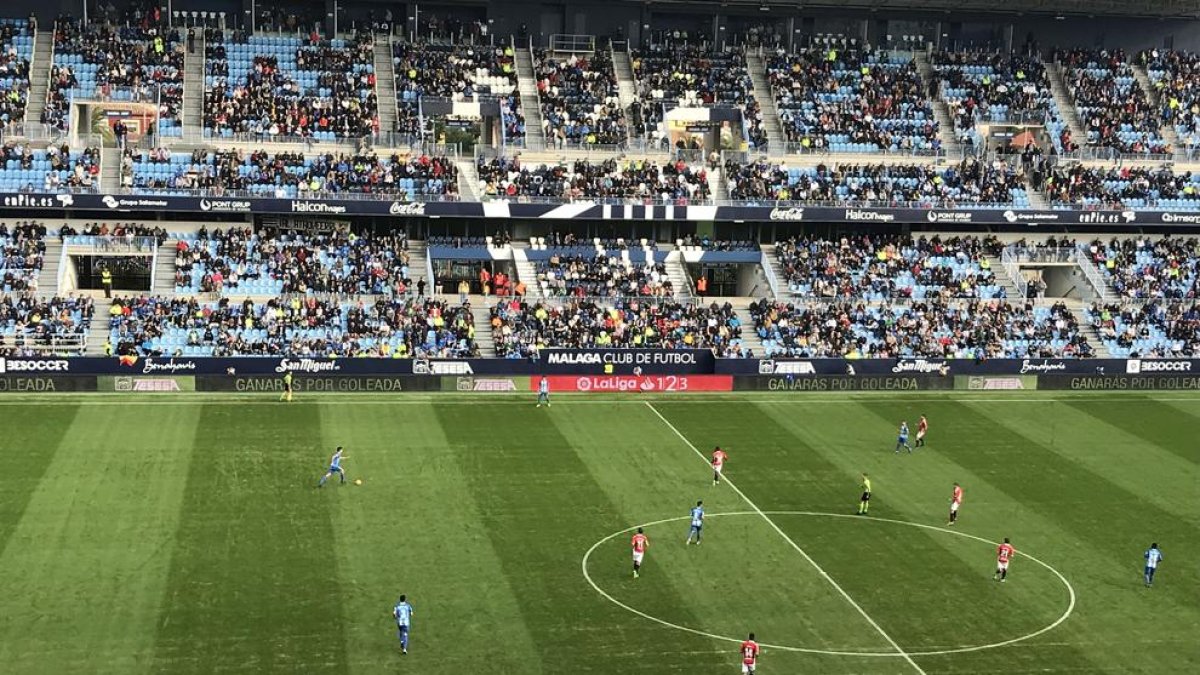 El Málaga-Nàstic. en juego.