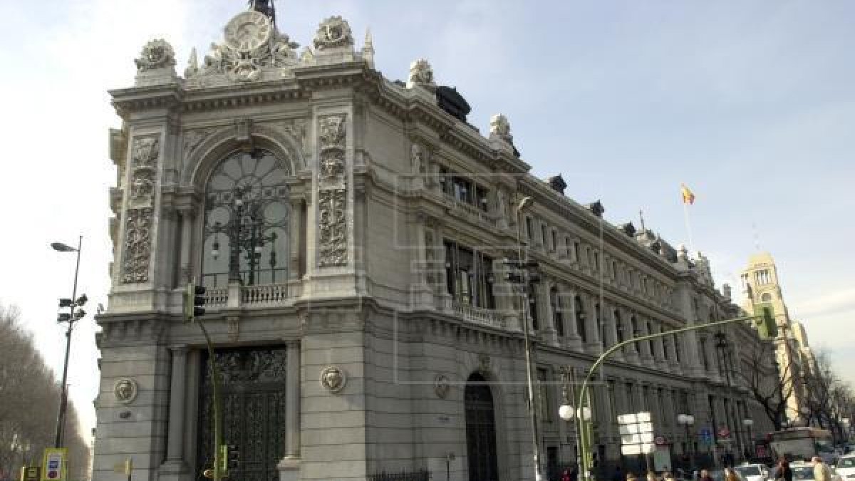 Edificio del Banco de España en la plaza de Cibeles.