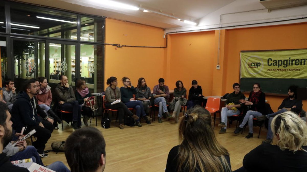 Presentación de la campaña de la CUP 'Municipis Antirracistes' en Tarragona.