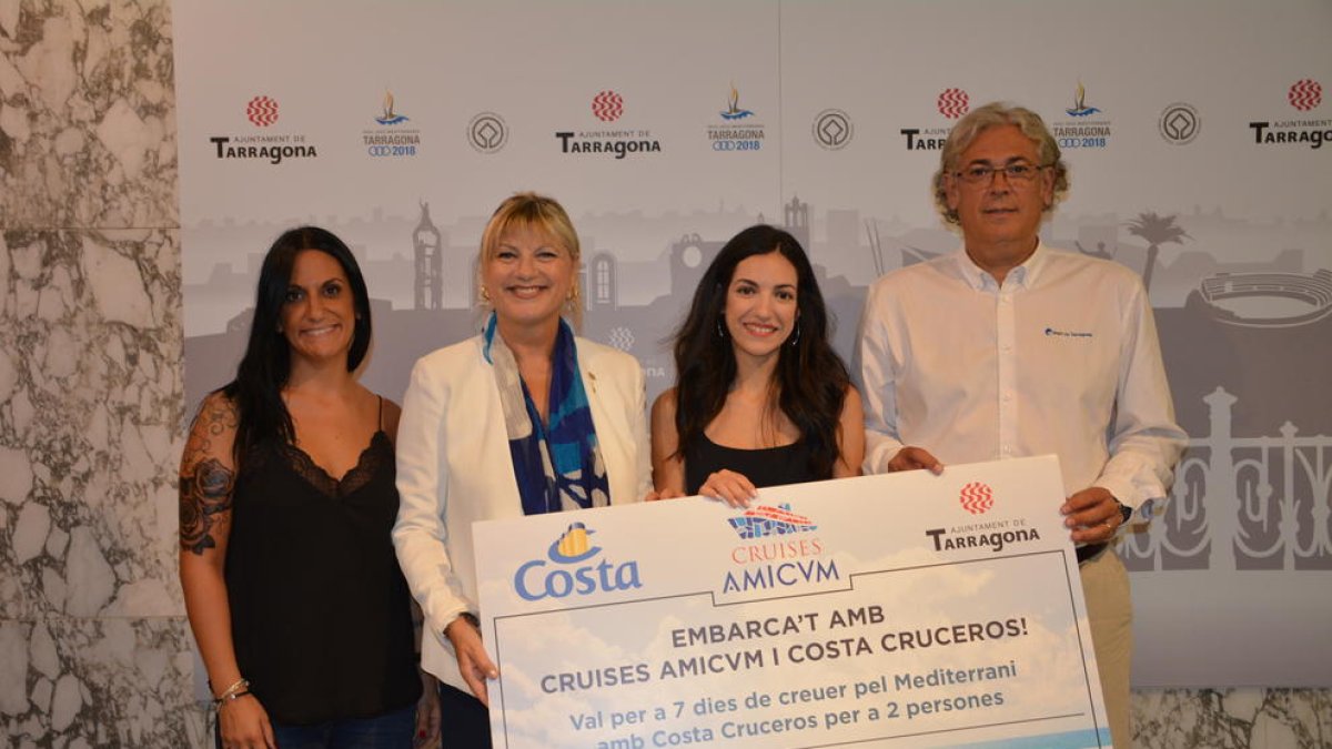 Larisa González ha estat la guanyadora d'un creuer pel Mediterrani per a dues persones.