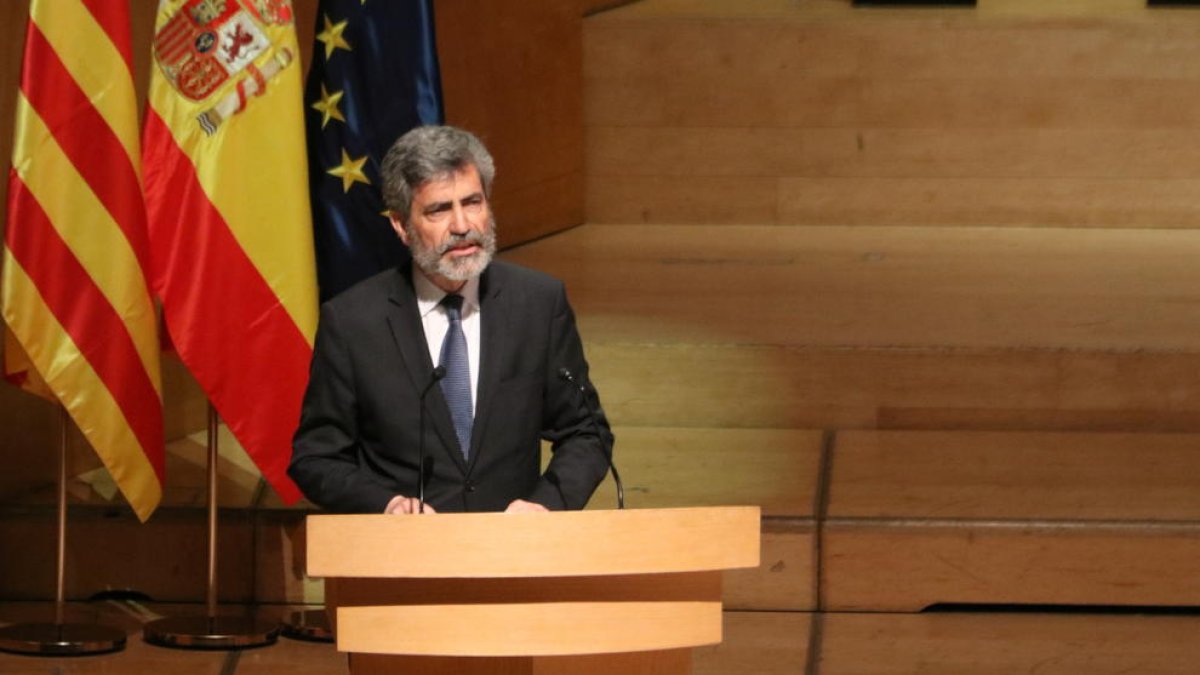 El president del TS i del CGPJ, Carlos Lesmes.