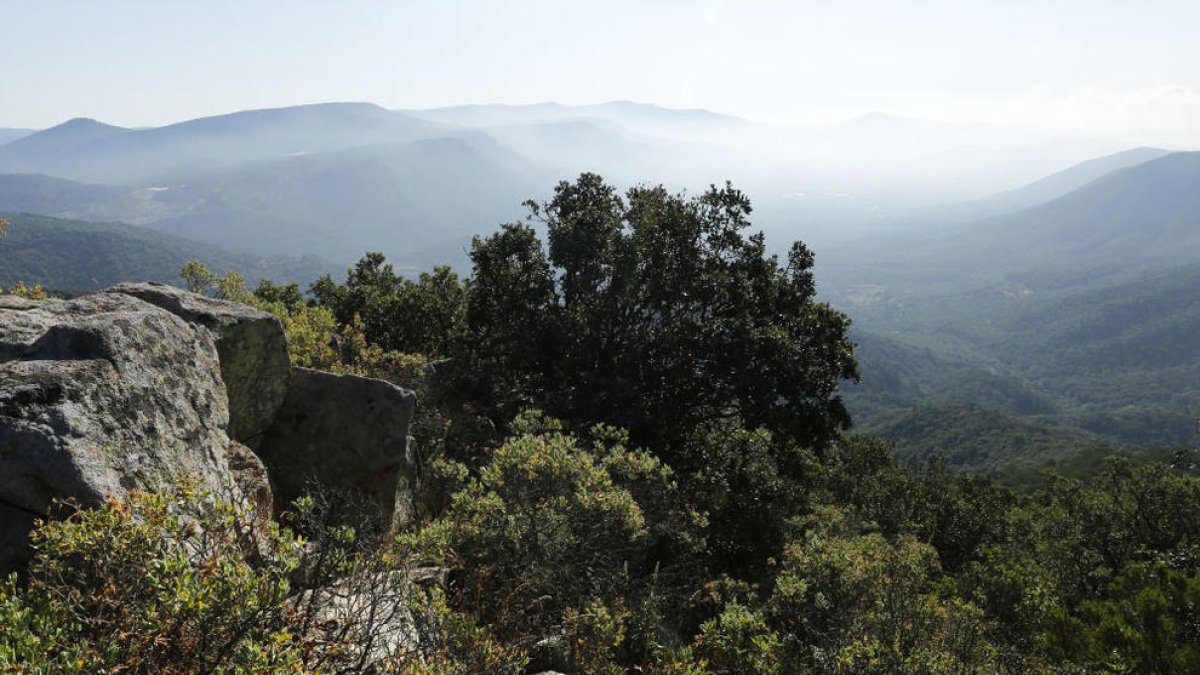 El Mirador el punt més alt d'Alforja, amb 915 m sobre el nivell del mar.