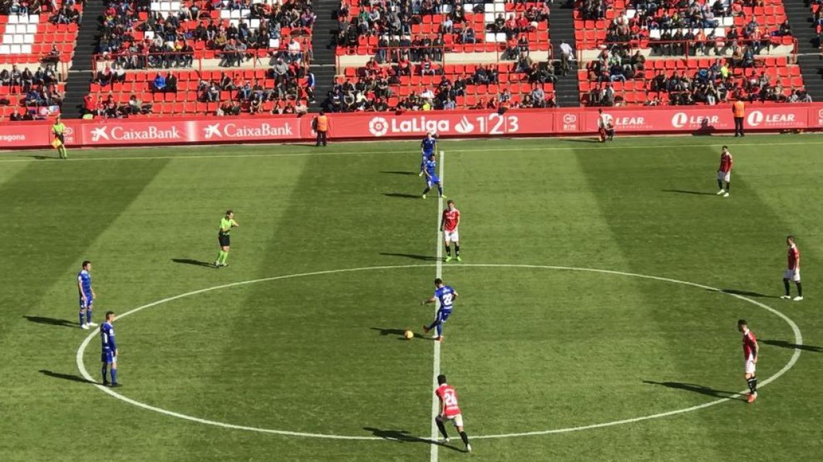 El Nàstic ha aconseguit la segona victòria de la temporada.