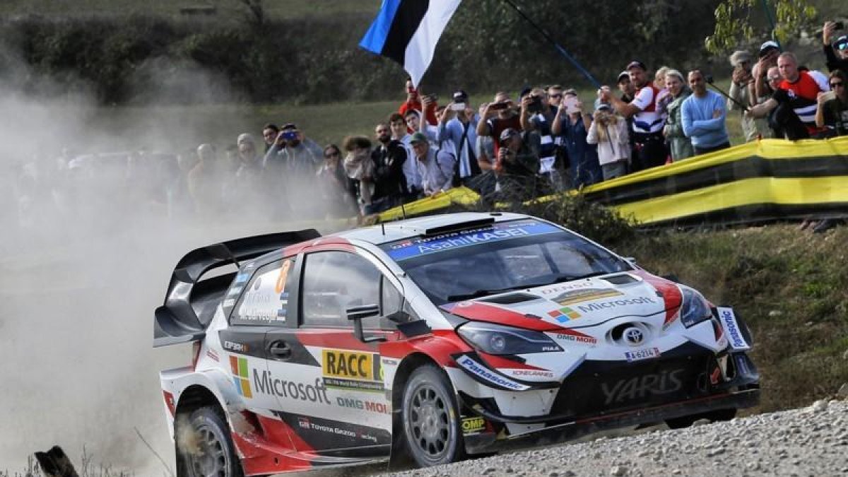 Tänak-Järveoja (Toyota), durant la jornada de divendres.