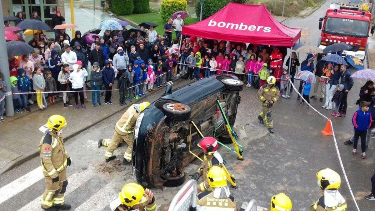 S'ha fet un exercici d'excarceració durant la celebració.