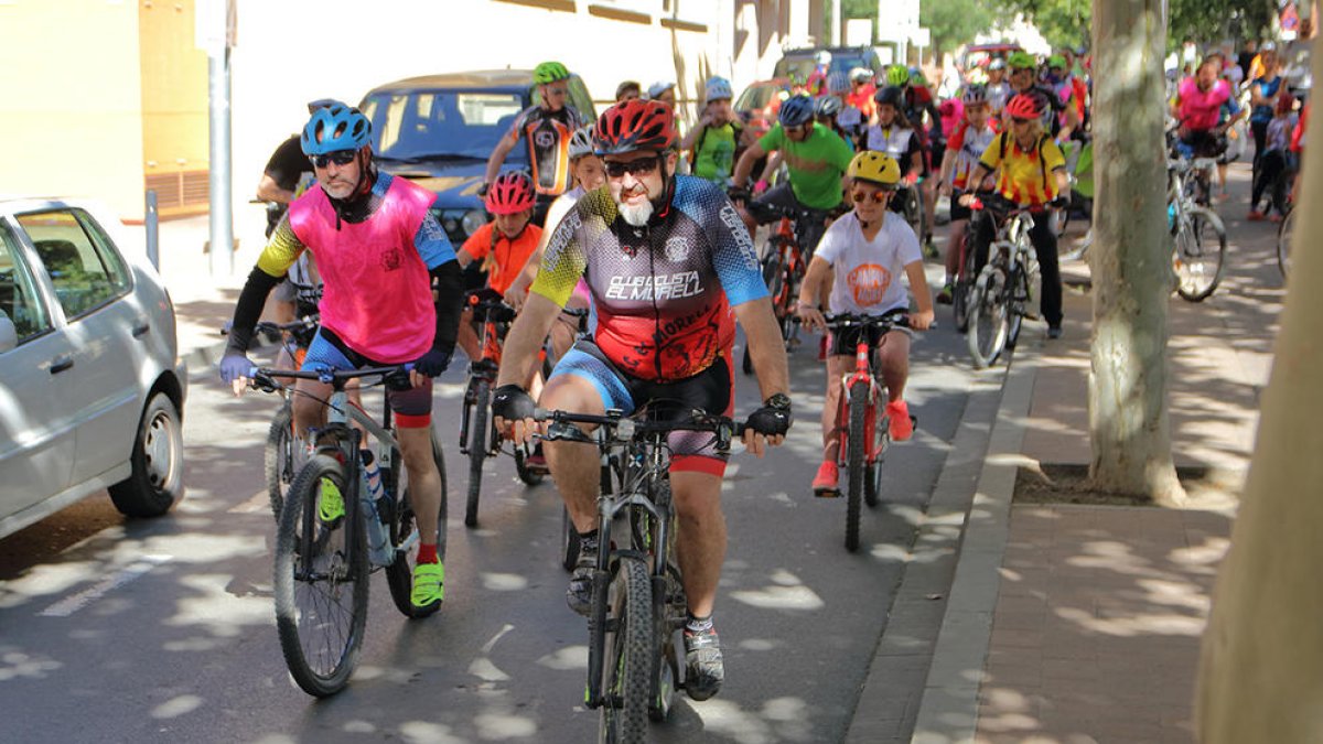 Imatge de l'edició d'enguany de la Festa de la Bicicleta del Morell.