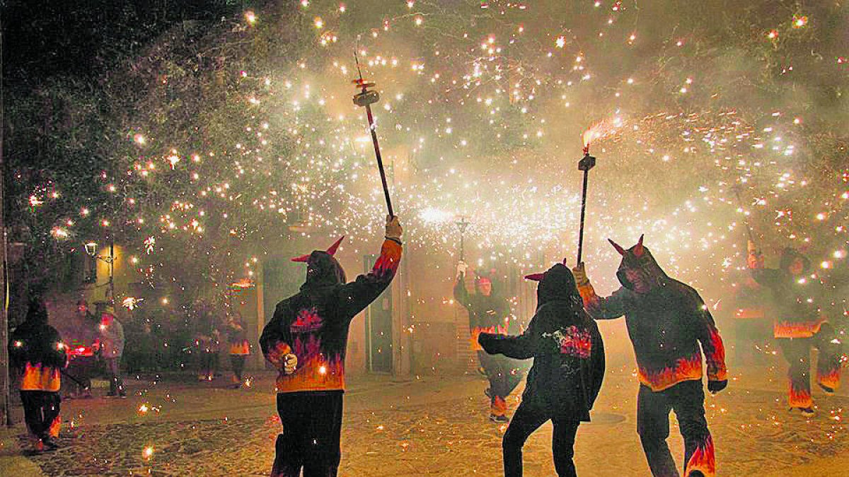 Imagen del correfoc del año pasado.