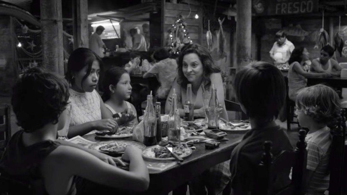 Fotograma de 'Roma', una de las nominadas en mejor película este 2019.