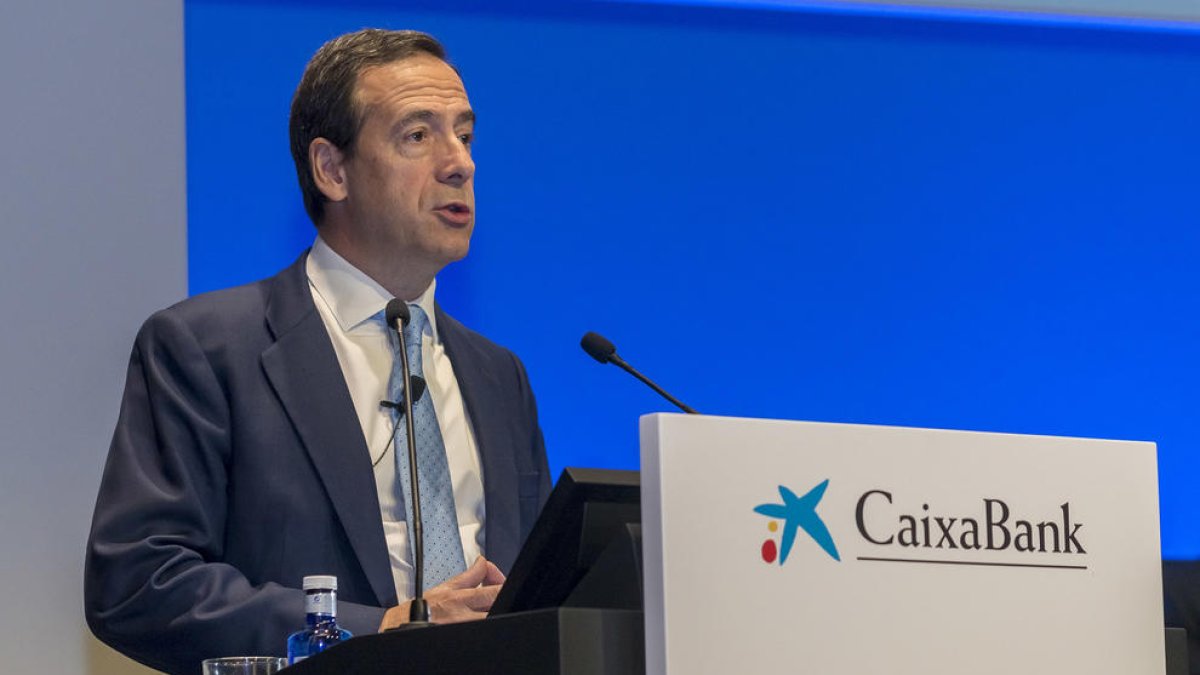 El conseller delegat de CaixaBank, Gonzalo Gortázar.