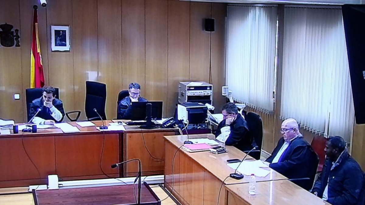 Imatge del moment de la lectura del veredicte