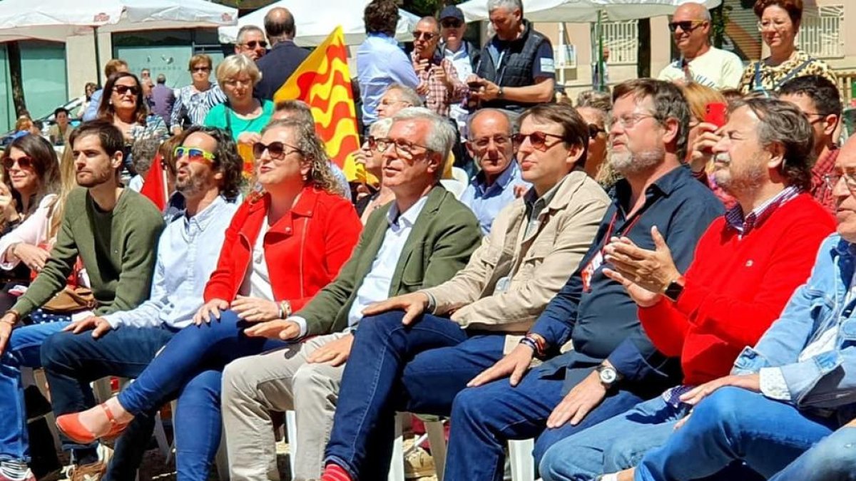 Imagen del acto central de campaña del PSC de Tarragona en Bonavista.