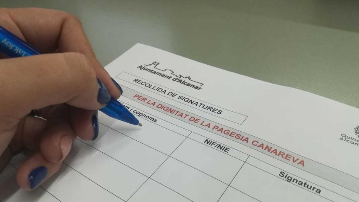 Las firmas se enviarán al gobierno español y la Comisión Europea.