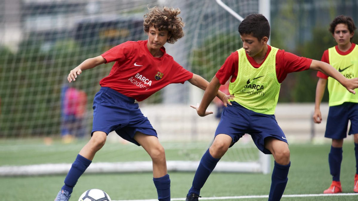 Los niños experimentarán como entrena el primer equipo del Barça.