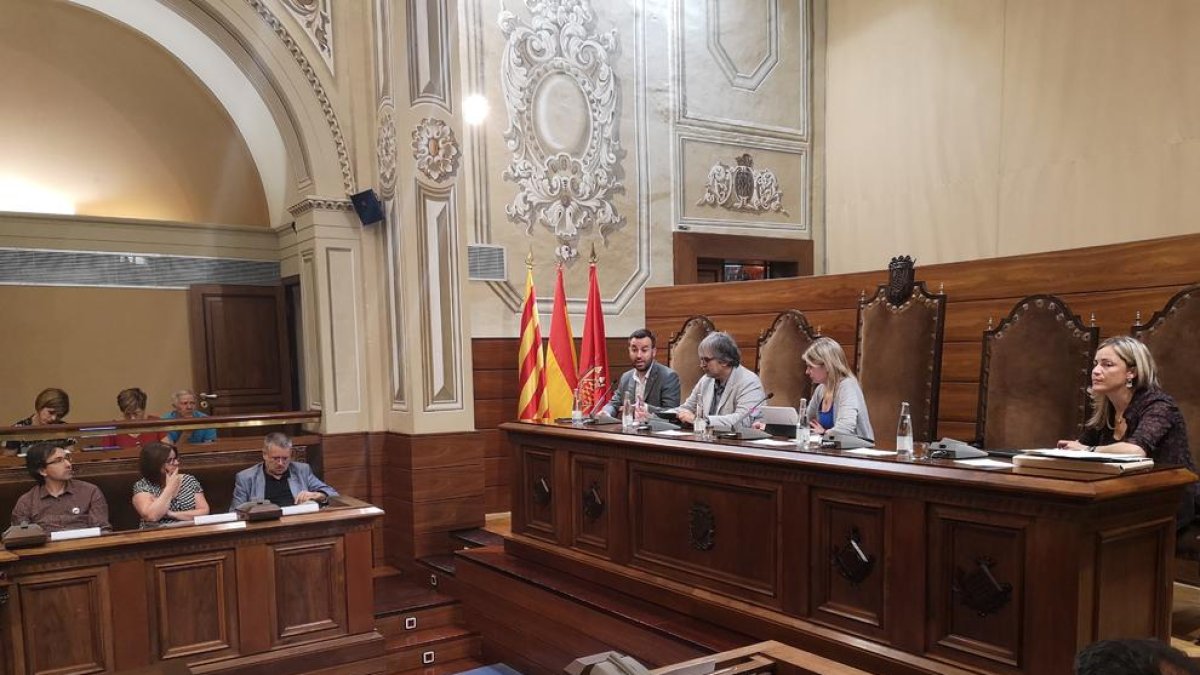 Imagen del plenario d ela Diputación celebrado este viernes.