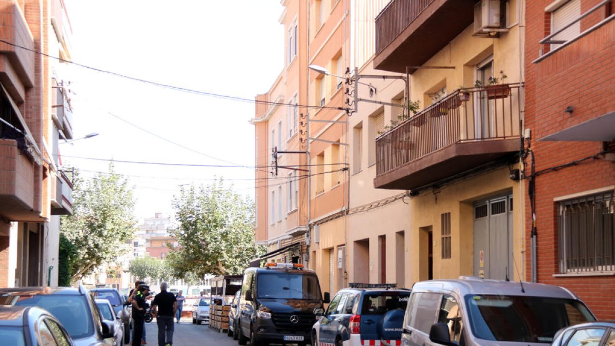 La casa y el tramo de calle del barrio de Ferreries de Tortosa.
