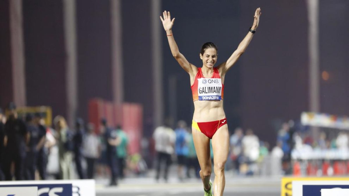 Marta Galimany creua la línia de meta