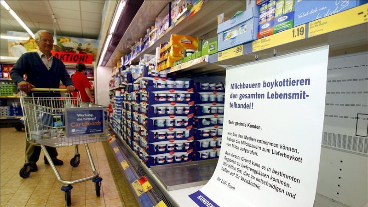 Imagen de archivo de un supermercado de Lidl
