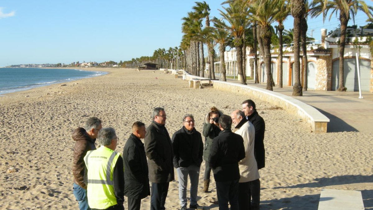 El subdelegat del Govern a Tarragona, Joan Sabaté, ha visitat les obres d'emergènci