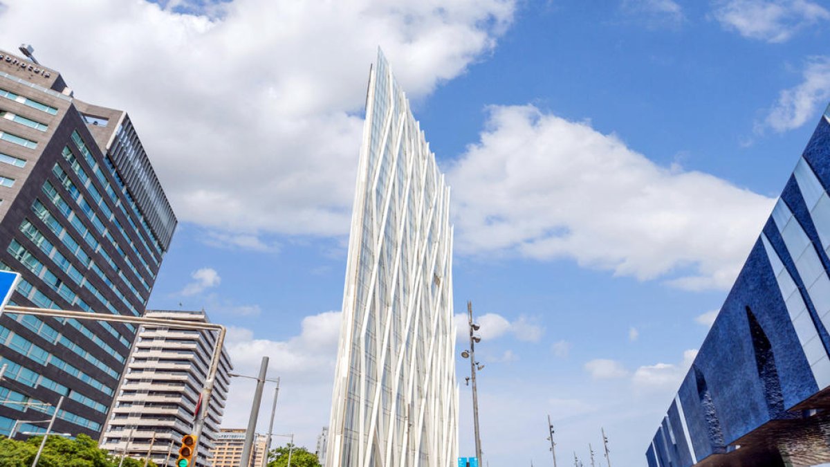 La Torre Diagonal 00, que acogerá la sede de la multinacional californiana Ingram Micro