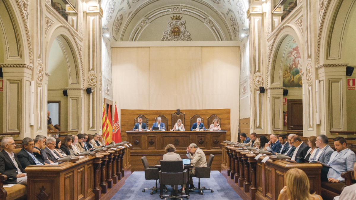 El ple de la Diputació de Tarragona, el passat 16 de juliol.