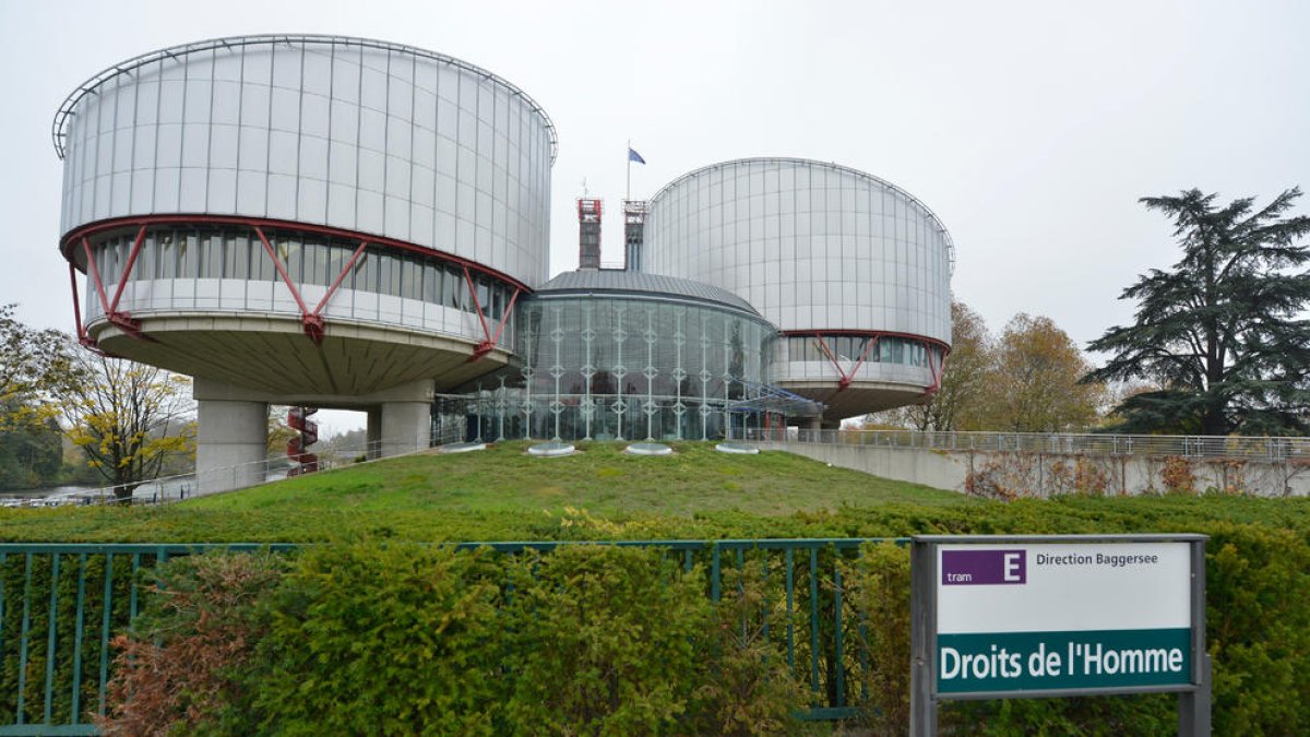 Imagen de archivo del Tribunal Europeo de Derechos Humanos en Estrasburgo