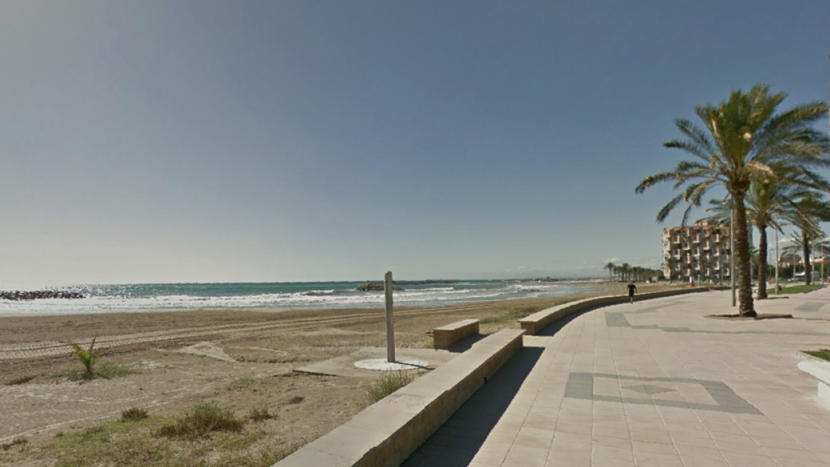 Imatge de la platja de Cunit.