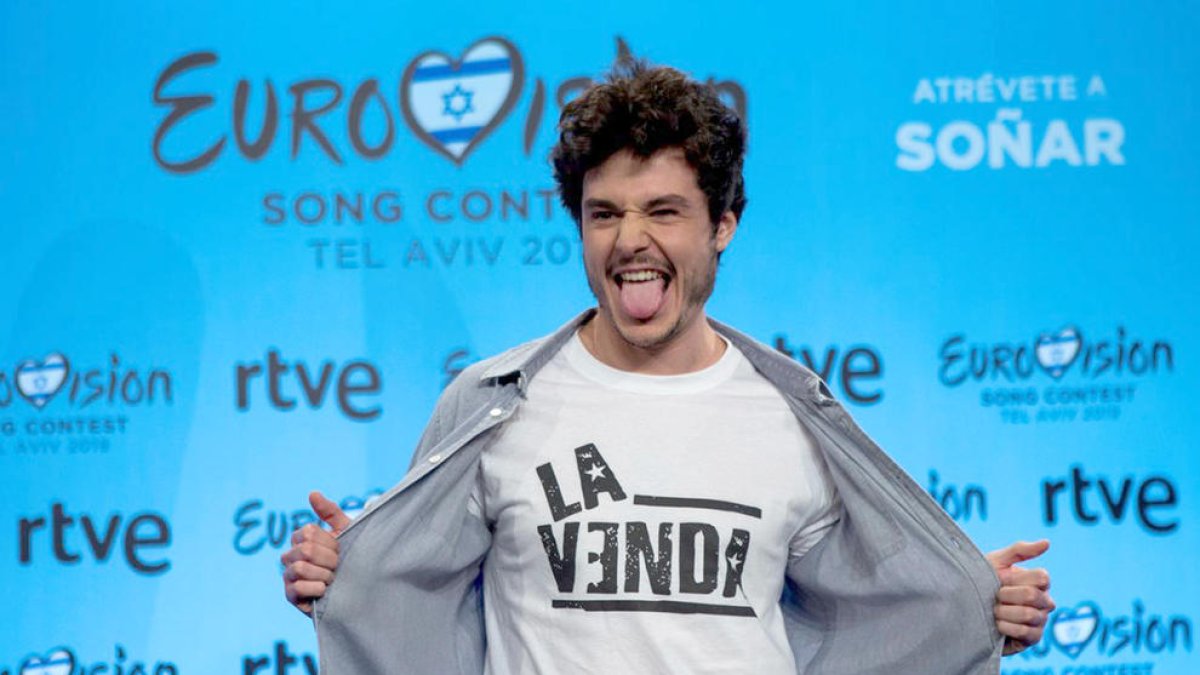 El cantant Miki Núñez va participar en el festival d'Eurovisió amb 'La Venda'.