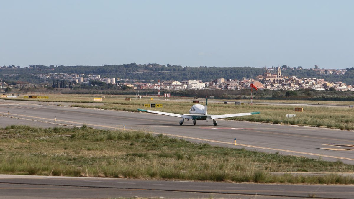 Una imatge d'arxiu de les instal·lacions de l'Aeroclub.