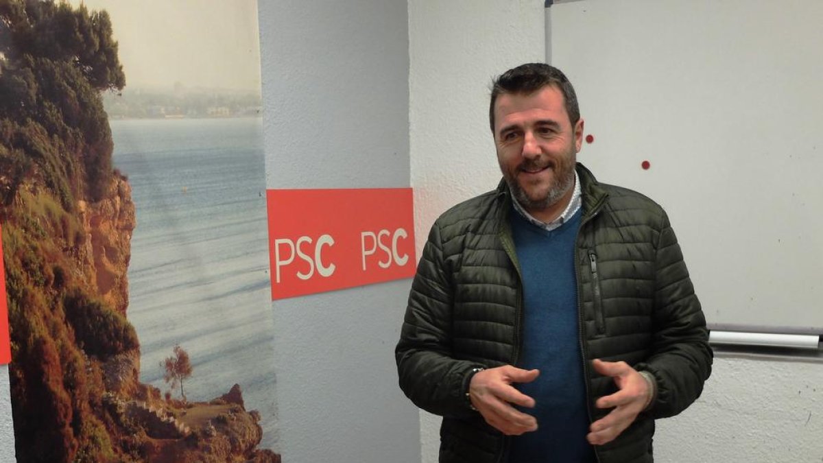 Imatge de Fran Morancho, actual alcalde de Mont-roig i cap de llista del PSC per les properes eleccions municipals.