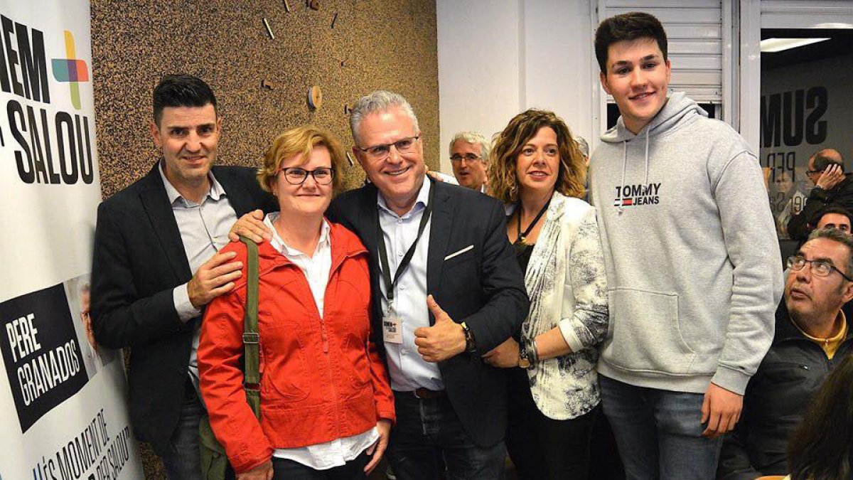 Pere Granados durant la celebració dels resultats la nit electoral del passat 26 de maig a la seu del partit.