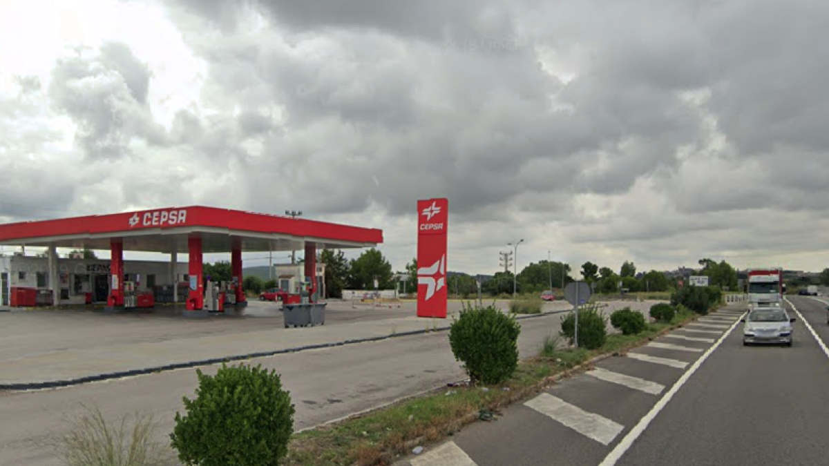 Imagen de la gasolinera Cepsa donde se produjo el atraco.