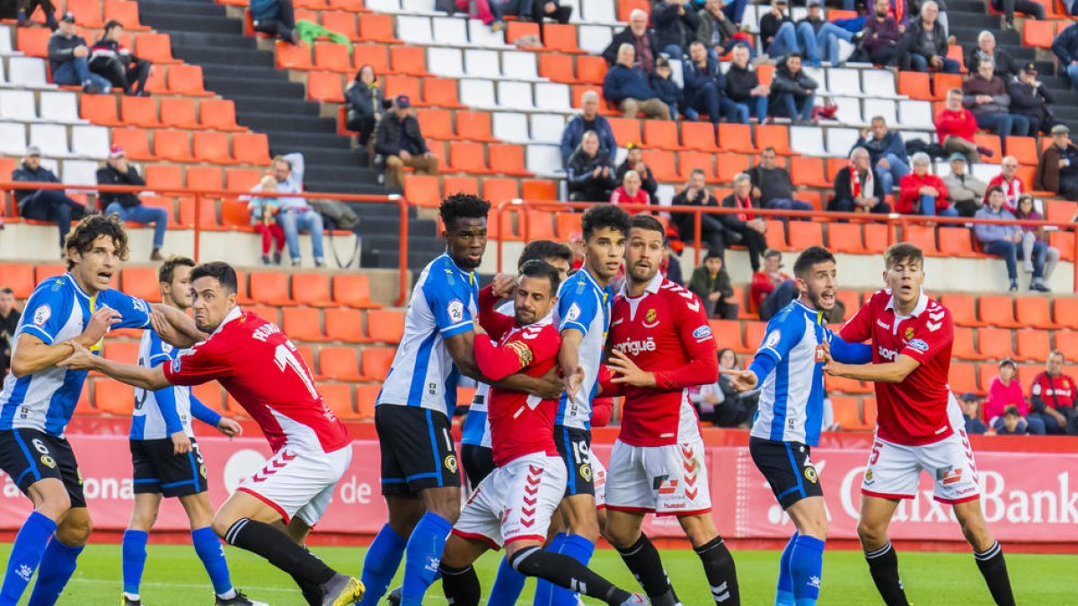 Els tarragonins sumen tres partits de lliga sense marcar gol.