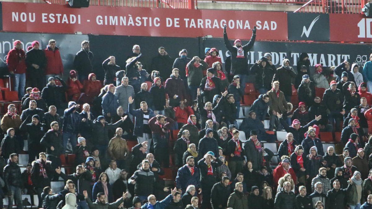 La afición grana disfrutó contra el Córdoba este mes de enero y este sábado quiere volver a celebrar un triunfo.