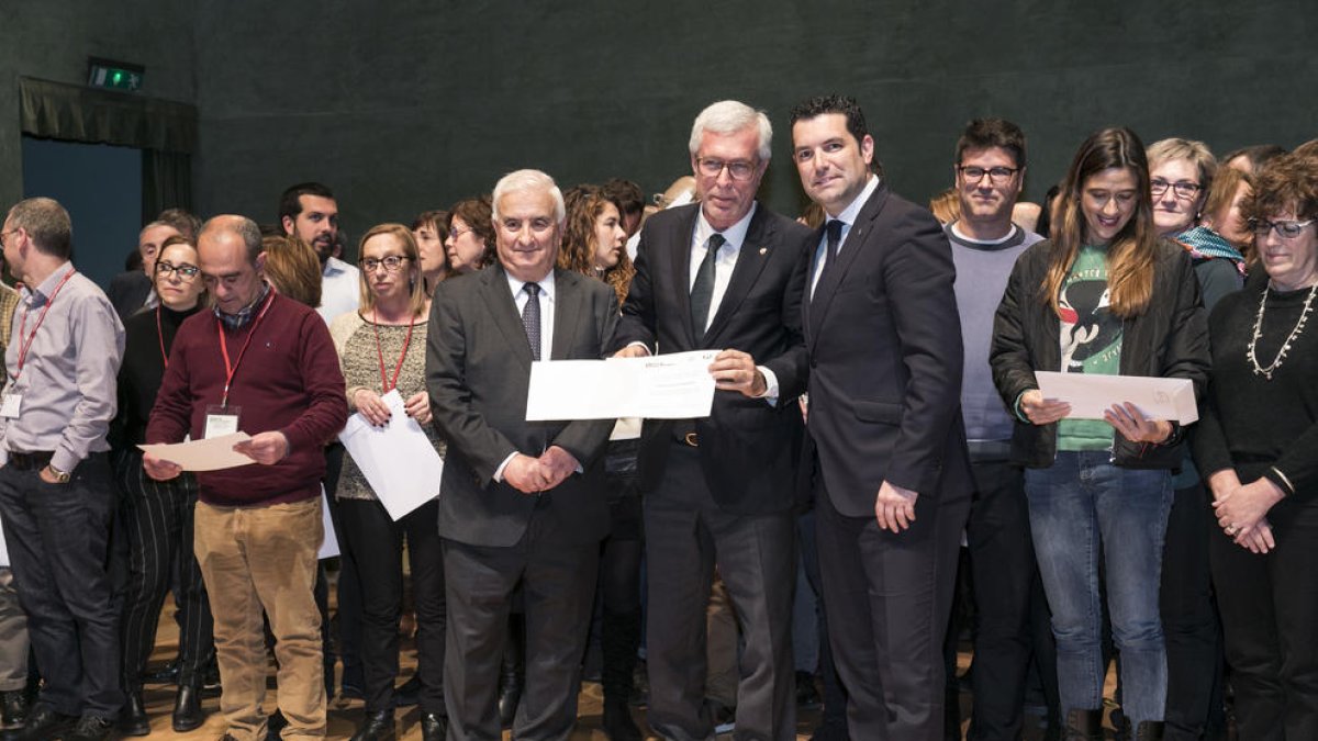 Josep Fèlix Ballesteros recogió del Banco de Buenas Prácticas los reconocimientos.