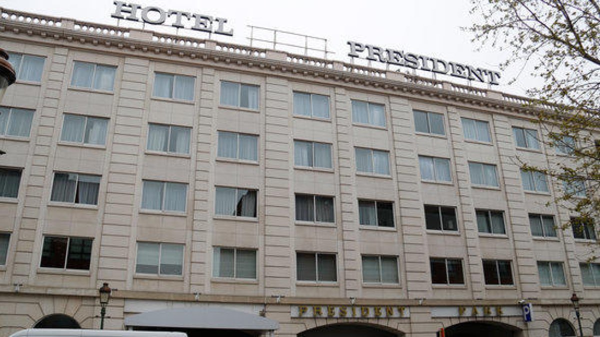L'hotel President Park, ara tancat, a Brussel·les.
