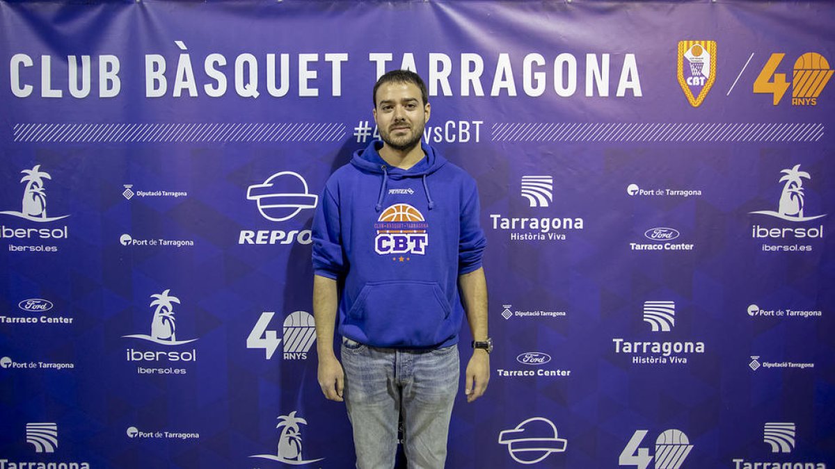 Nacho Ferrando es uno de los responsables de la buena marcha del primer equipo del Club Bàsquet Tarragona.