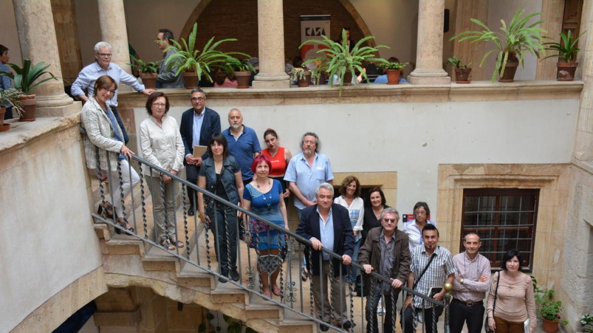 Imagen de la recepción anual del sector de las letras en Tarragona.