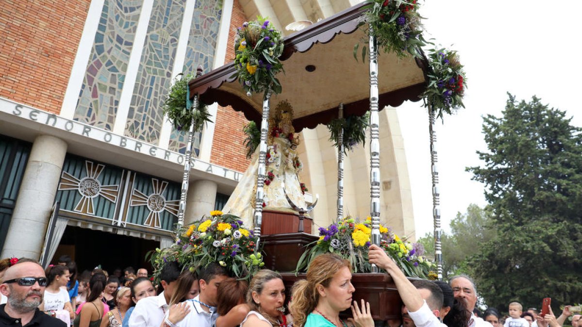 Imatge retrospectiva de la celebració de la Romería del Rocío de fa dos anys.